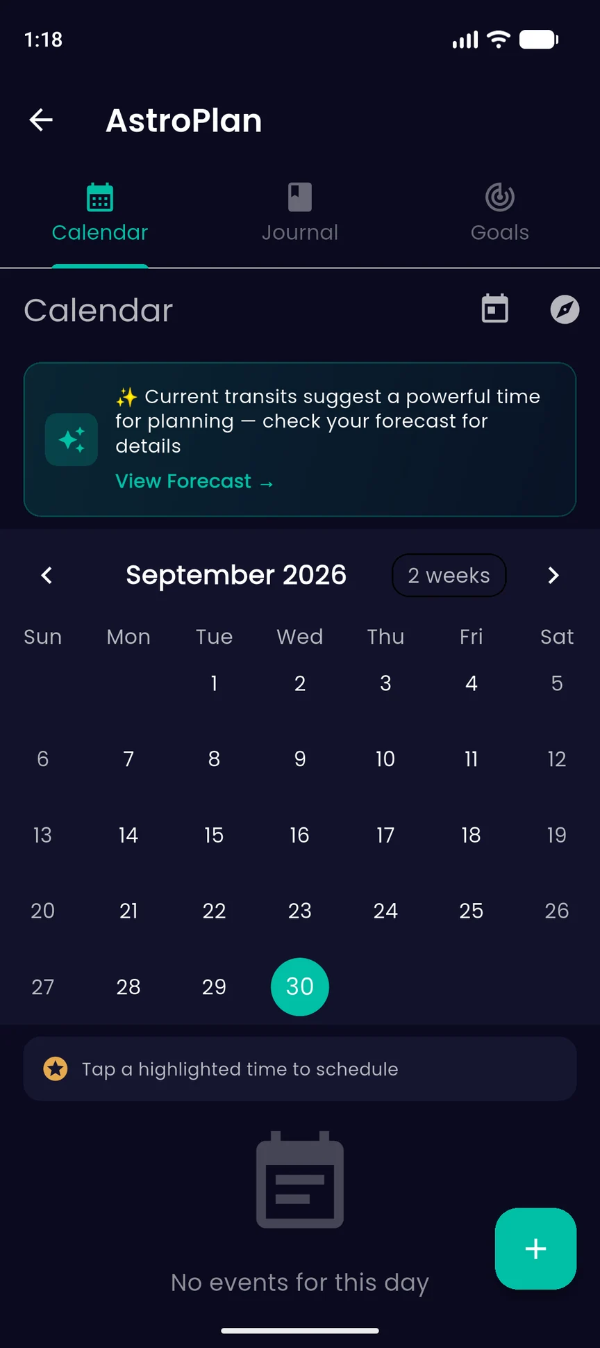 Room for your plans in AstroHitch